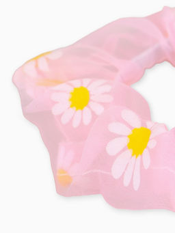 Цена за 2 шт. Резинка для волос «Ромашка» розовая, Коты аристократы