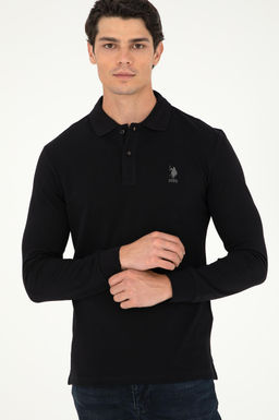 Мужской черный базовый свитшот - U.s. polo assn фото 3