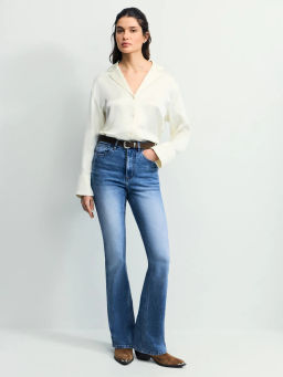 Джинсы bootcut с высокой посадкой / Zarina фото 5