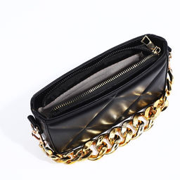 Сумка кросс-боди на молнии, цвет чёрный - Simaland фото 8