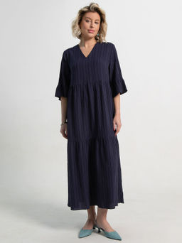 Платье бохо Марисоль (темно-синее) П15387-8М - Lt collection фото 7