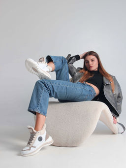 Ботинки EDART 350.uno2 w. белый бежевый/байка - Ed'art фото 4