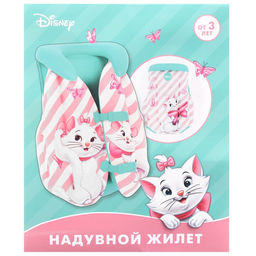 Жилет для плавания детский «Кошечка Мари», надувной, розовый