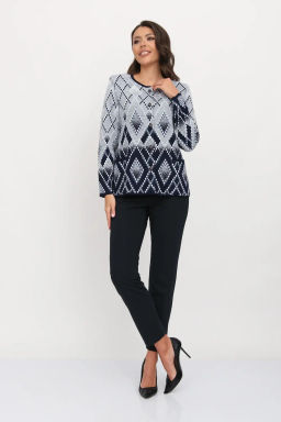 ЗЛАТА Жакет М 2900/синий