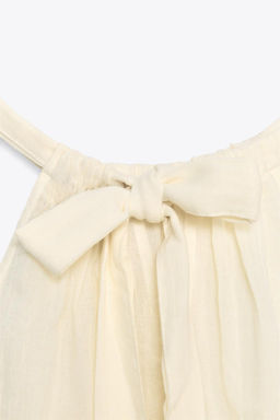 EMBROIDERED GAUZE TOP - Zara фото 16