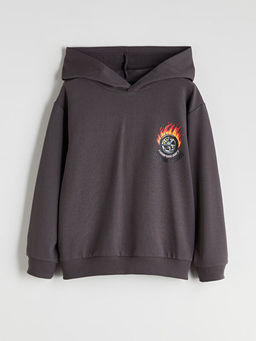Kap??onlu Erkek ?ocuk Sweatshirt