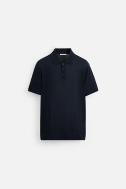 KNIT COTTON - SILK POLO SHIRT - Zara фото 31