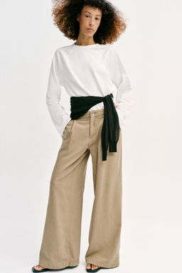 JEANS Z1975 WIDE LEG TIRO ALTO PINZAS / Arena