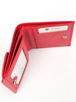 LACCOMA кошелек LA-2076-красный натуральная кожа