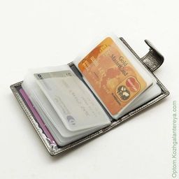 Женская кожаная визитница Sergio Valentini СВ 8112-010  фото 6