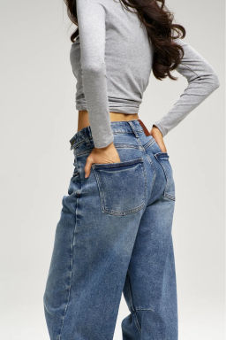 Джинсы BAGGY five buttons Blue