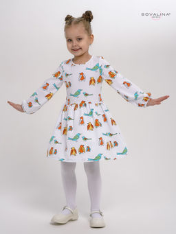 Платье Моана птички на белом - Sovalina фото 10