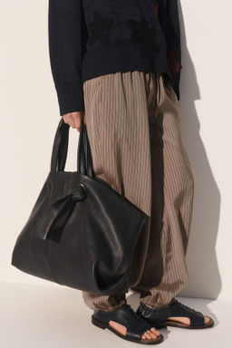 BOLSO SHOPPER PIEL / Negro - Zara фото 2