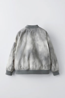 TIE-DYE NYLON BOMBER JACKET - Zara фото 2