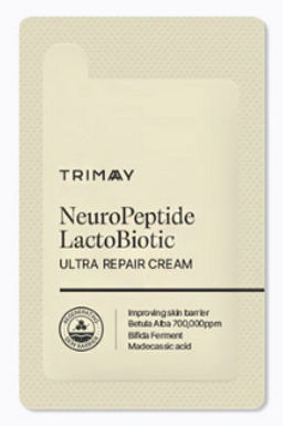 5ШТ*1МЛ!  ПРОБНИК TRIMAY NeuroPeptide LactoBiotic Ultra Repair Cream Cream(1 мл) молочный