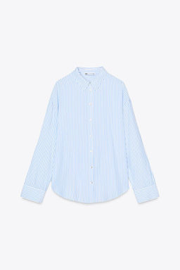 OVERSIZE STRIPED SHIRT - Zara фото 4
