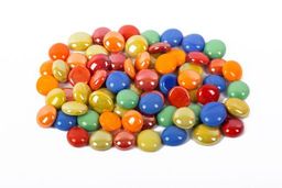 Blumentag GLG-06/17 МАРБЛС камни стеклянные 17 - 19 мм 6 х 340 г  10 г №02 ассорти