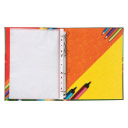 Папка школьная на кольцах «Портфолио школьника», 6 листов-разделителей, 24.5×32 см