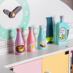 Уценка Игровой набор, кухонный модуль Счастье деревянная посуда в наборе - Simaland фото 4