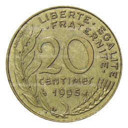 20 сантимов 1995 года Франция