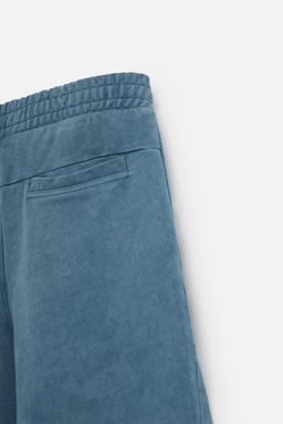 RELAXED FIT JOGGER BERMUDA SHORTS - Zara фото 30