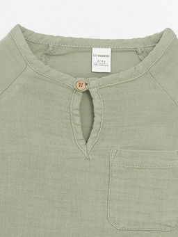 Bisiklet Yaka K?sa Kollu Erkek Bebek Ti??rt