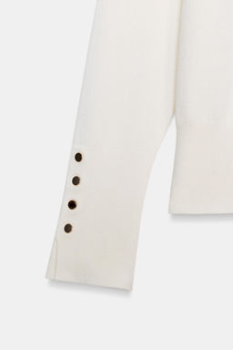 JERSEY B?SICO PUNTO LISO / Crudo - Zara фото 4