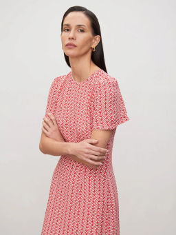 Платье с коротким рукавом - Emka фото 2