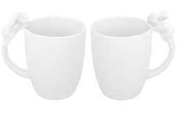 Набор 2 кружек 210 мл 10,5*7,5*10,5 см Кролики - Elan gallery фото 4