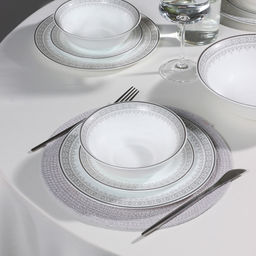 Сервиз столовый 13 пр. MILLIMI Минта , опаловое стекло арт. 818-881 - Полимербыт фото 3