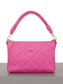 LACCOMA сумка Луиза-Ф826-ярко-розовый эко кожа хлопок  фото 4