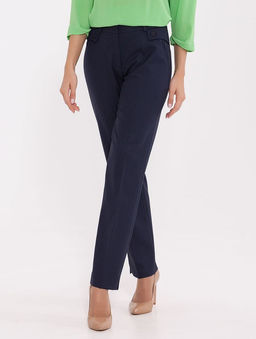 брюки прямого силуэта,ВИСКОЗА с ХЛОПКОМ