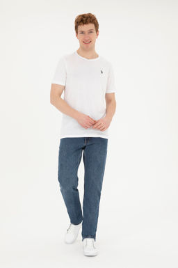 Мужская белая базовая футболка Неожиданная скидка в корзине - U.s. polo assn фото 11