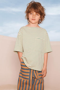 LIMITED EDITION STRIPED POCKET T-SHIRT - Zara фото 2