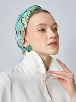 с котиками! Большой, мягкий, тонкий и очень нежный двусторонний палантин с рисунком - Tantino фото 10