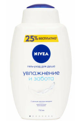 NIVEA SHOWER гель д/душа 750мл Увлажнение и забота