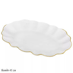 Блюдо 41см MARIA GOLD в под.уп.(х8)Фарфор арт.226-189