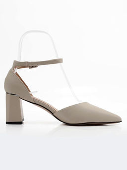 06-HDP1168-9 GRAY/BEIGE Туфли летние женские (натуральная кожа)