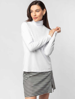 VILATTE / Водолазка из премиального хлопка с эластаном  фото 3