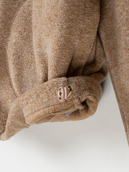 Олимпийка флисовая Бежевый меланж 7+ - Bungly фото 8