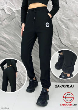 Брюки из хлопка с мехом - Bruno фото 4