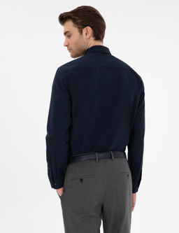 Lacivert Regular Fit Uzun Kollu Basic G_mlek - Pierre cardin фото 5
