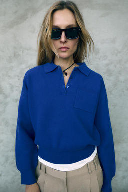 POLO NECK SWEATER WITH POCKET - Zara фото 8
