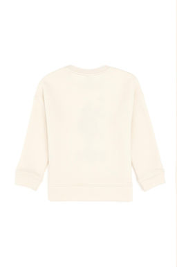 Кремовый свитшот для девочки Неожиданная скидка в корзине - U.s. polo assn фото 3