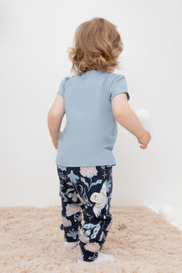 КР 400605/индиго,волшебные совы к419, брюки - Crockid фото 2