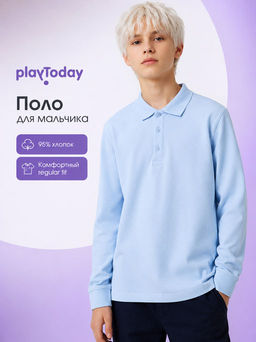 PlayToday / Джемпер трикотажный с воротником поло для мальчиков