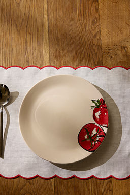 Trendyolmilla Home 4lu Seramik Domates Bask?l? Buyuk Boy Pasta Tabag? Seti 27cm TPHSS25TBK00018  фото 4