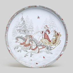 ПОДНОС СЕРВИРОВОЧНЫЙ AGNESS МОРОЗКО 33*2,1 СМ