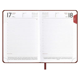 Ежедневник датированный 2024 ESCALADA, А6+, 176 л., арт. 63787/ 20 САРИФ КОРИЧНЕВЫЙ  фото 10