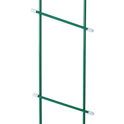 Шпалера, 140×23×1 см, металл, зелёная, «Лестница», МИКС